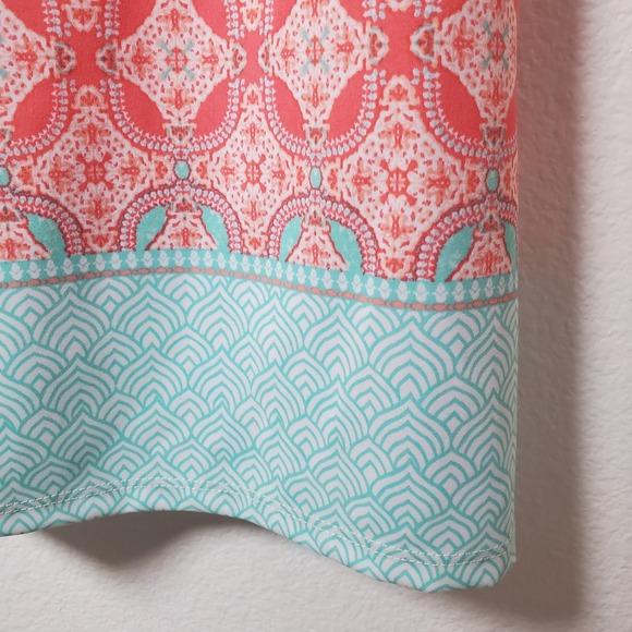 Cabana Life Coral Tides Shift Dress Coastal UPF 50 Swimsuit Coverup Size Large - Picture 8 of 16